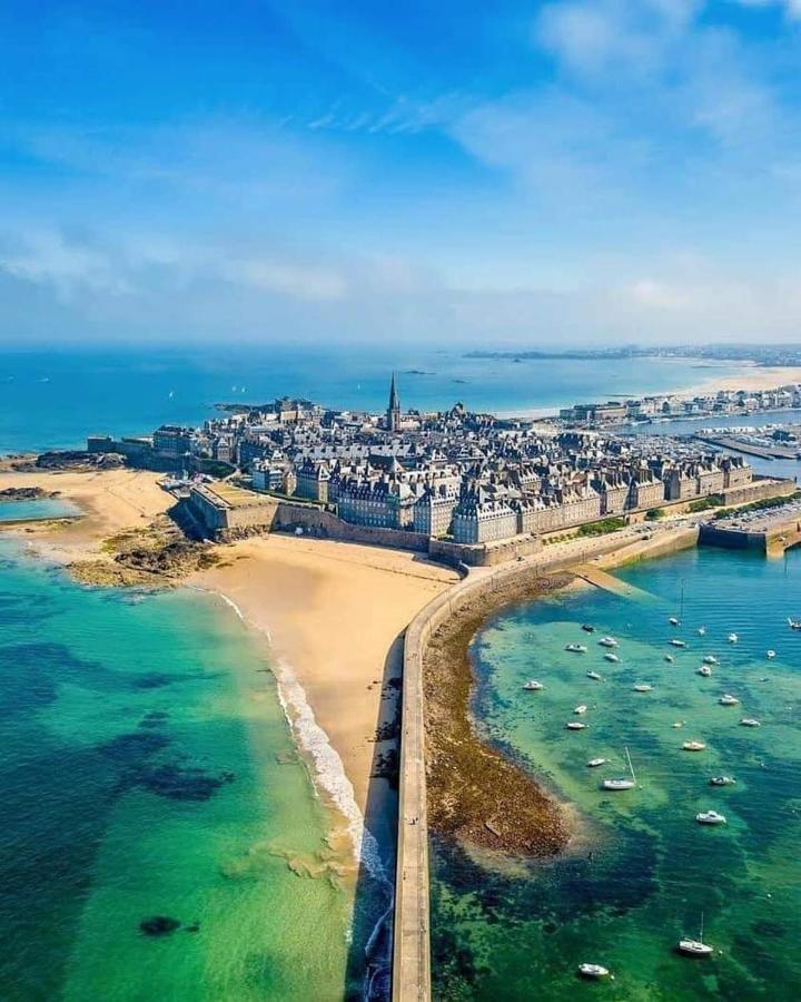 T2 Terrasse De Charme A Rochebonne 400 M Plage Saint-Malo Kültér fotó