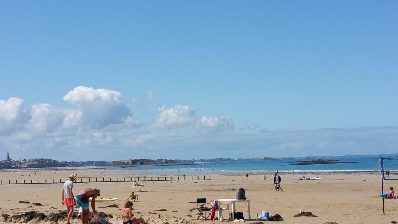 T2 Terrasse De Charme A Rochebonne 400 M Plage Saint-Malo Kültér fotó